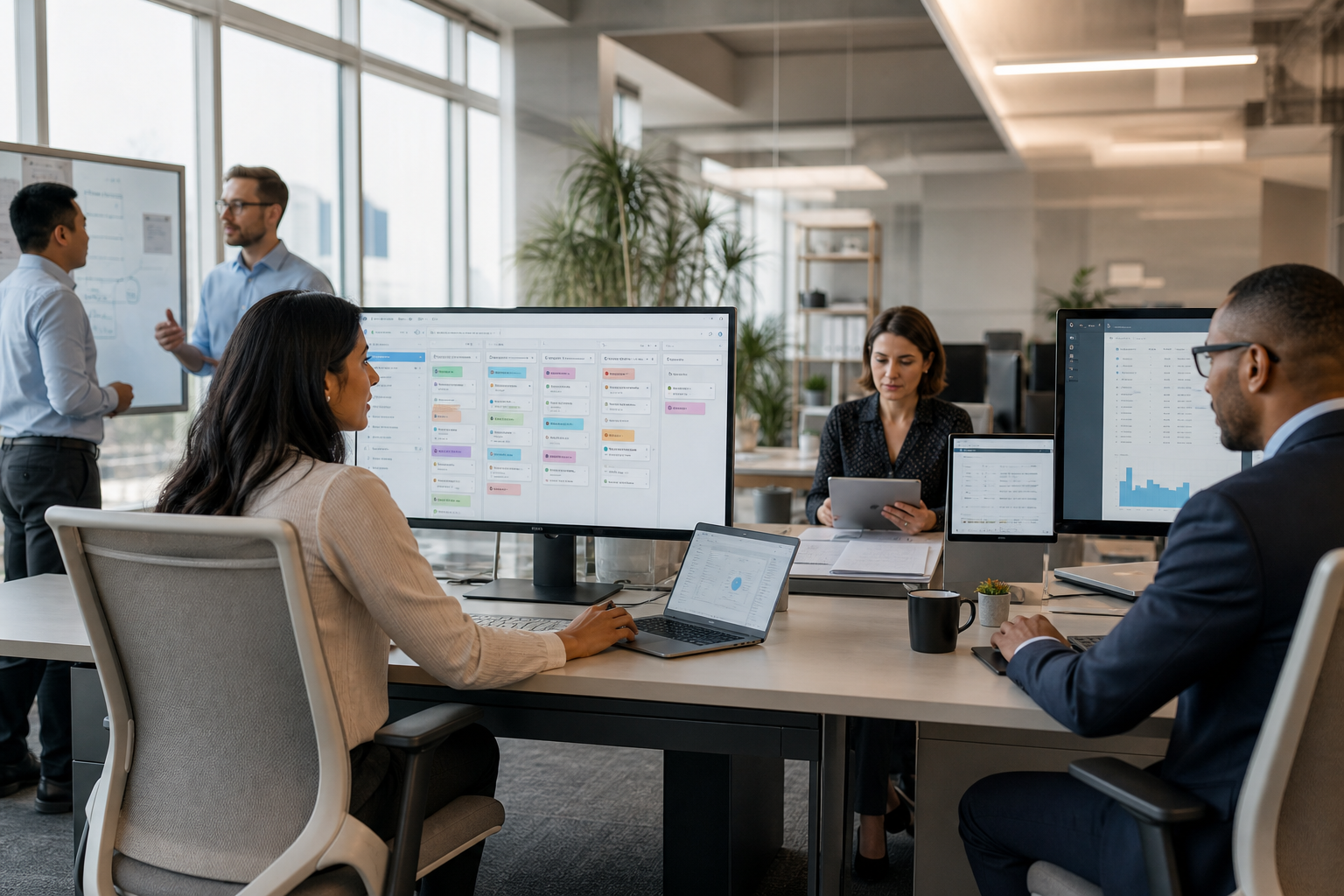Modern Office Collaboration with Digital Tools
