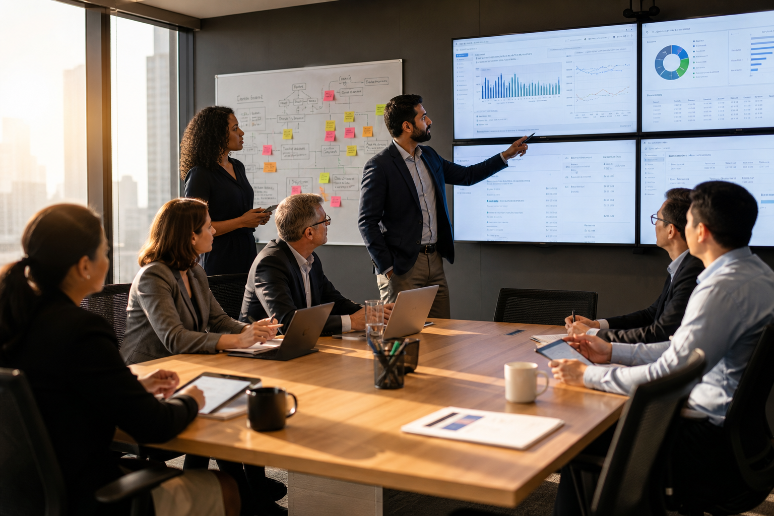 Modern Office Collaboration with RealTime Analytics and Sunlight
